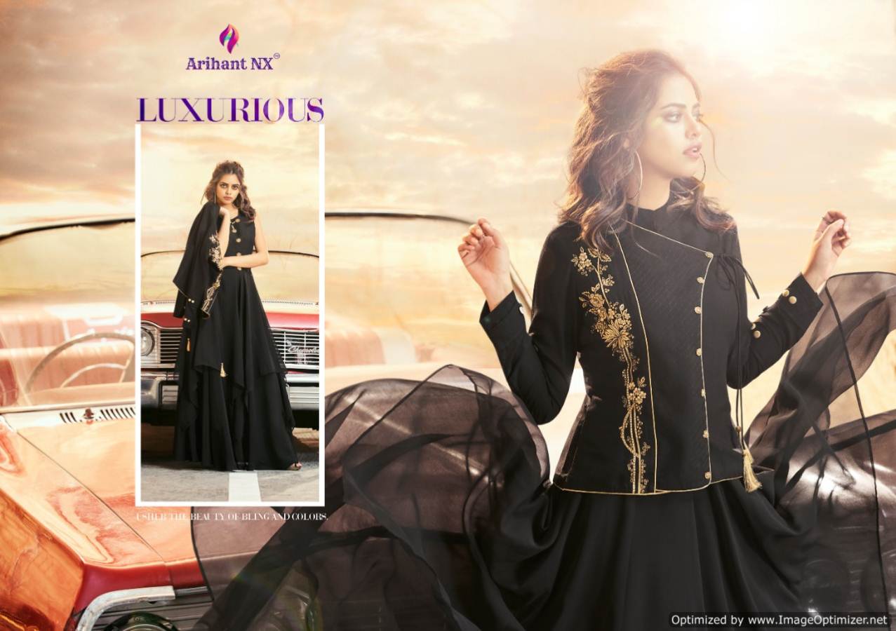 Zara Vol 2 Nx By Arihant Gown Style Party Wear Long Kurti Catalogue