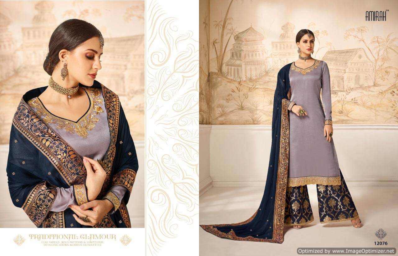Banaras Vol 5 By Amirah Designer Wedding Wear Salwar Suits Catalogue