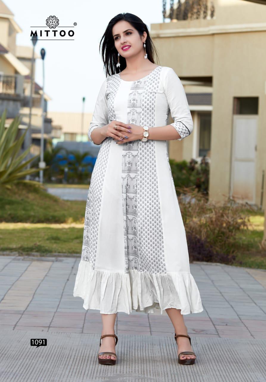 Cambridge Present Mittoo Party Wear Long Kurtis Collection