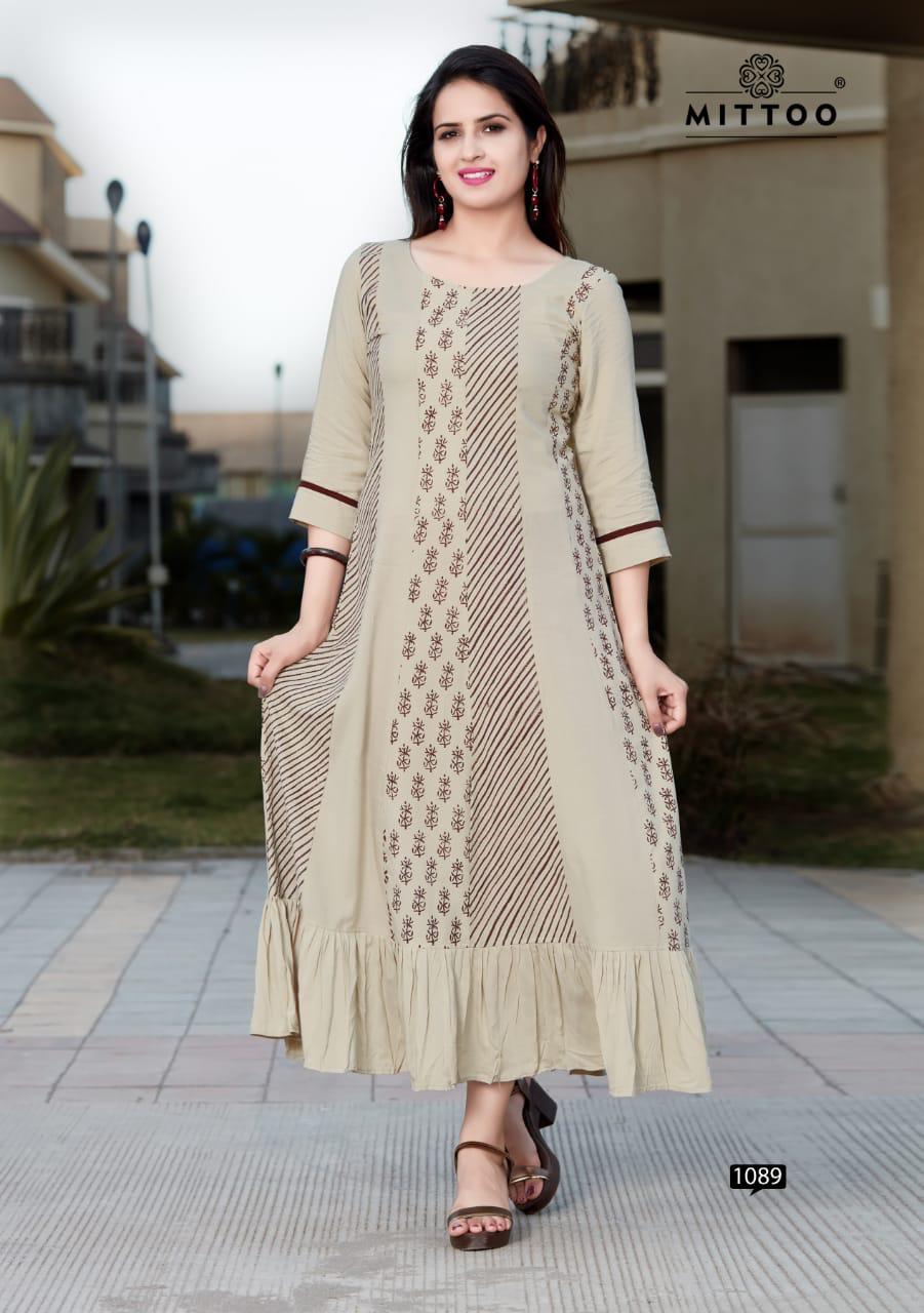 Cambridge Present Mittoo Party Wear Long Kurtis Collection