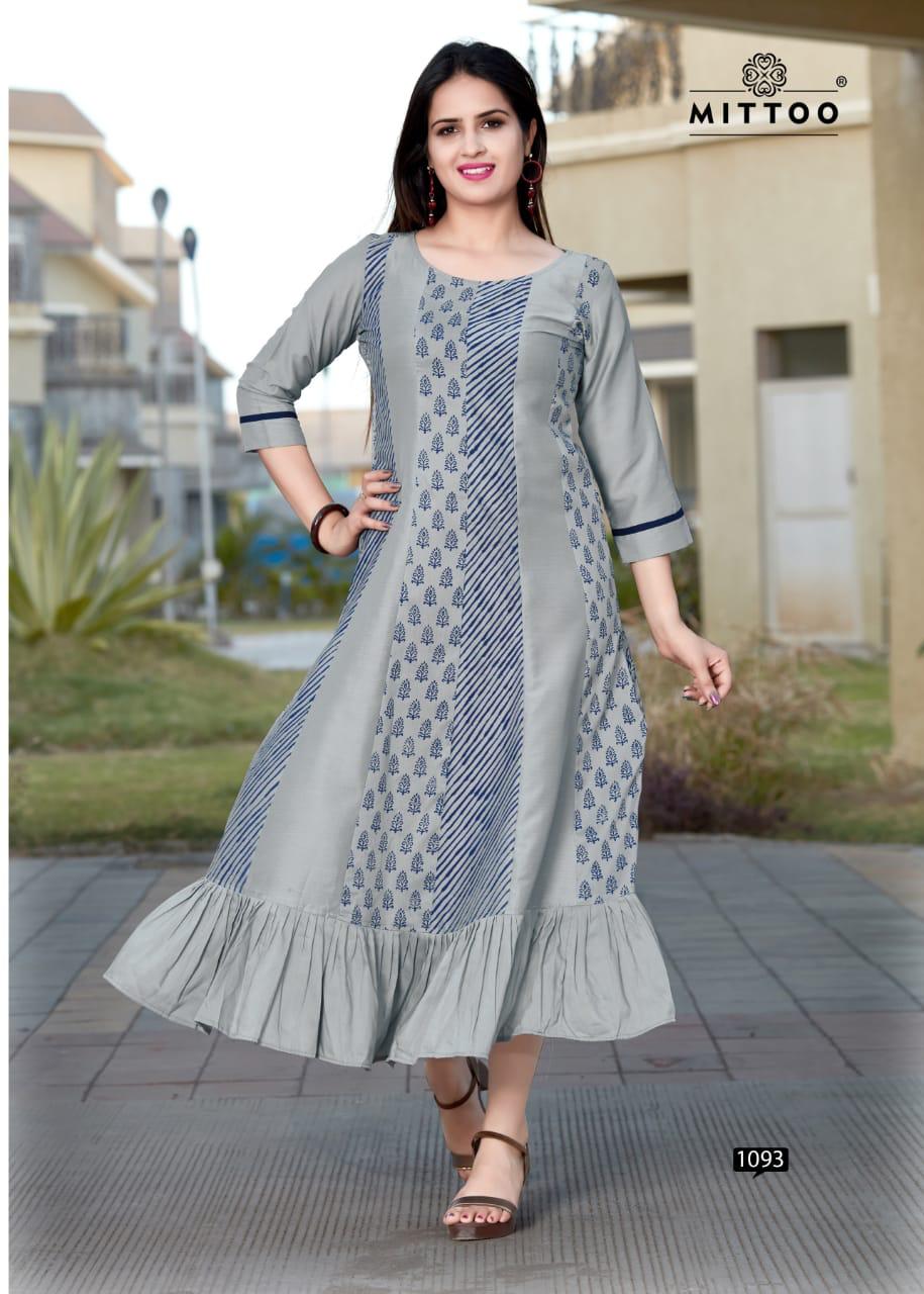 Cambridge Present Mittoo Party Wear Long Kurtis Collection