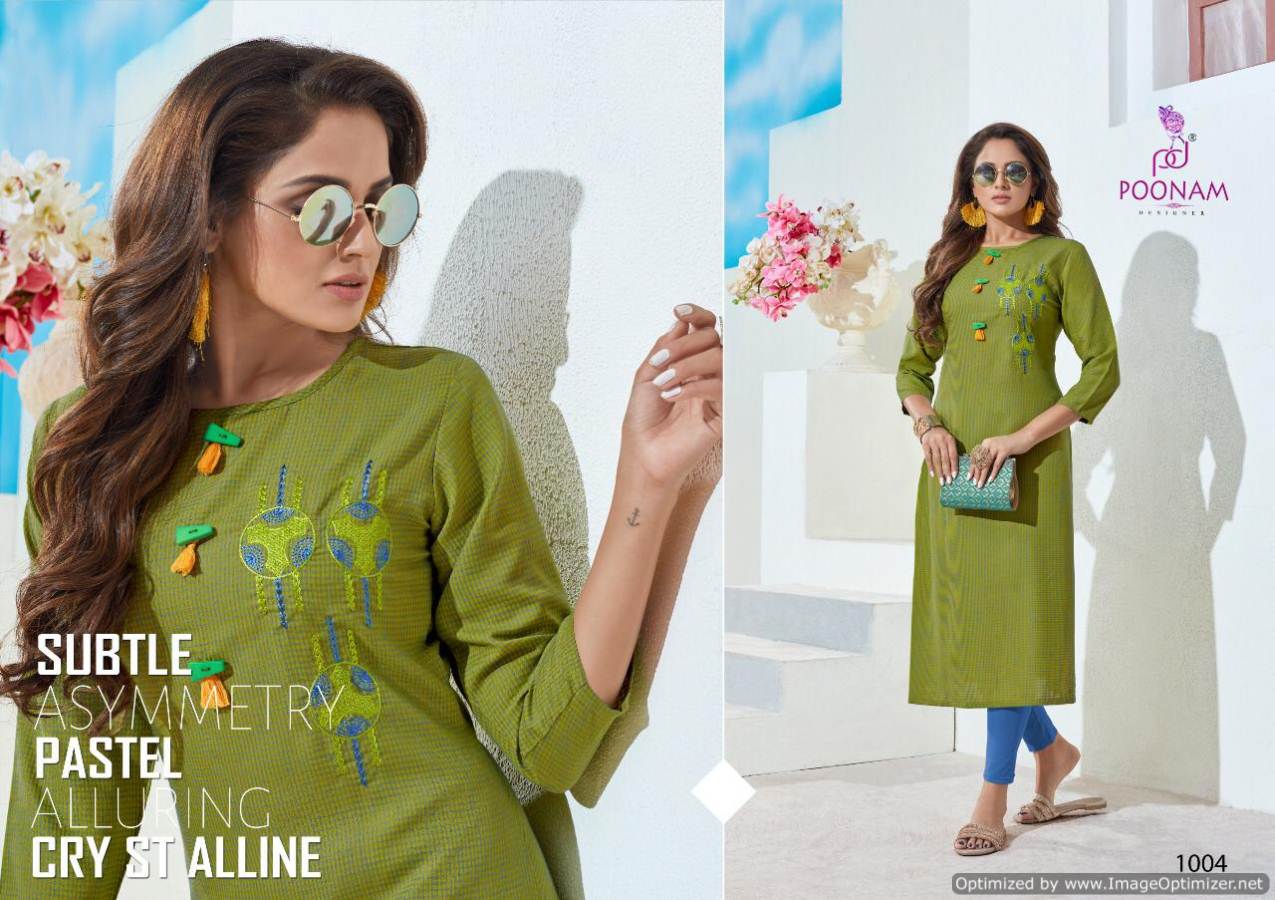 Classic Beauty By Poonam Designer Heavy Rayon Kurti Collection