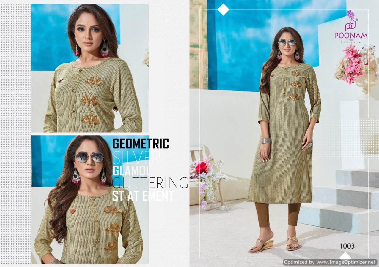Classic Beauty By Poonam Designer Heavy Rayon Kurti Collection