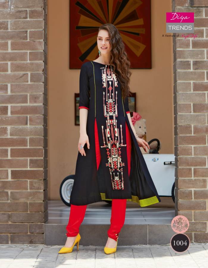 Globus City 1 Nx By  Kajal Style Kurti With Shrug Catalogue