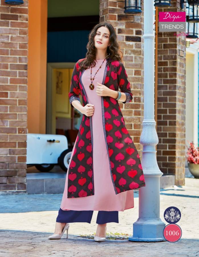 Globus City 1 Nx By  Kajal Style Kurti With Shrug Catalogue
