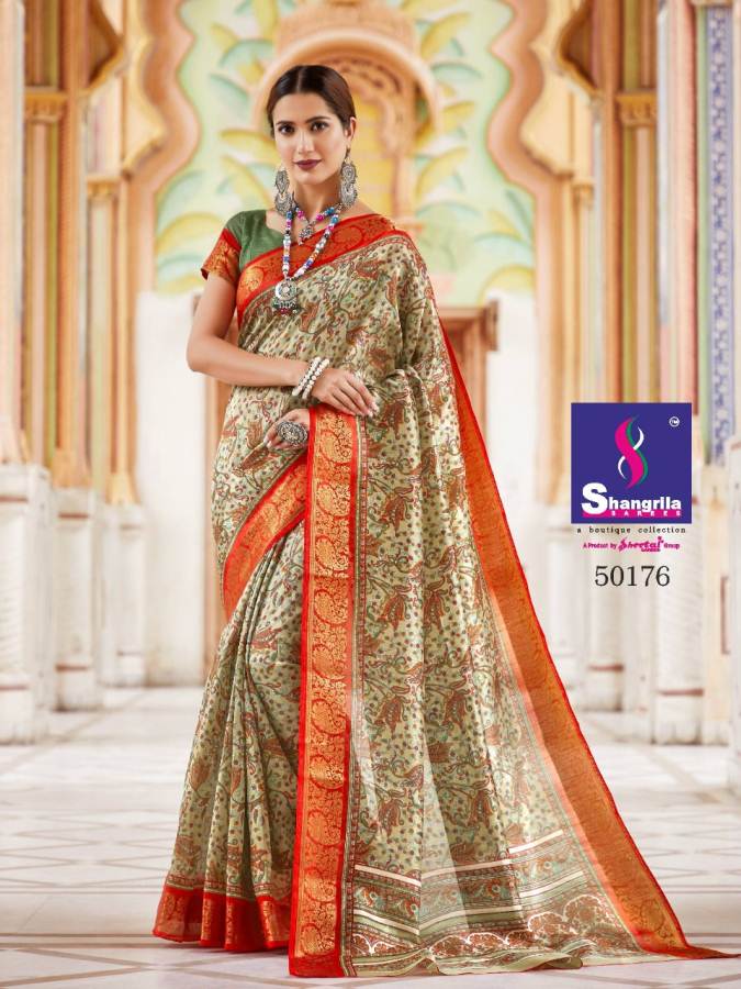 Kanjivaram Silk Vol 13  By Shangrila Party Wear Silk Sarees Catalogue
