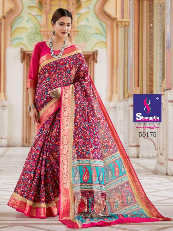 Kanjivaram Silk Vol 13  By Shangrila Party Wear Silk Sarees Catalogue