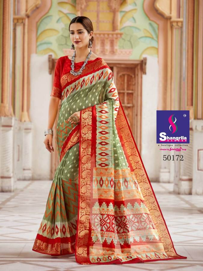 Kanjivaram Silk Vol 13  By Shangrila Party Wear Silk Sarees Catalogue