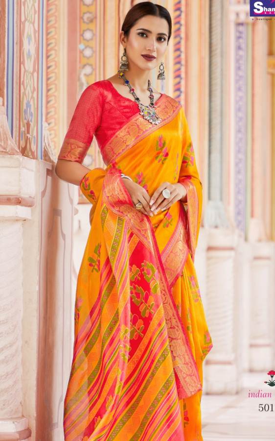 Kanjivaram Silk Vol 13  By Shangrila Party Wear Silk Sarees Catalogue