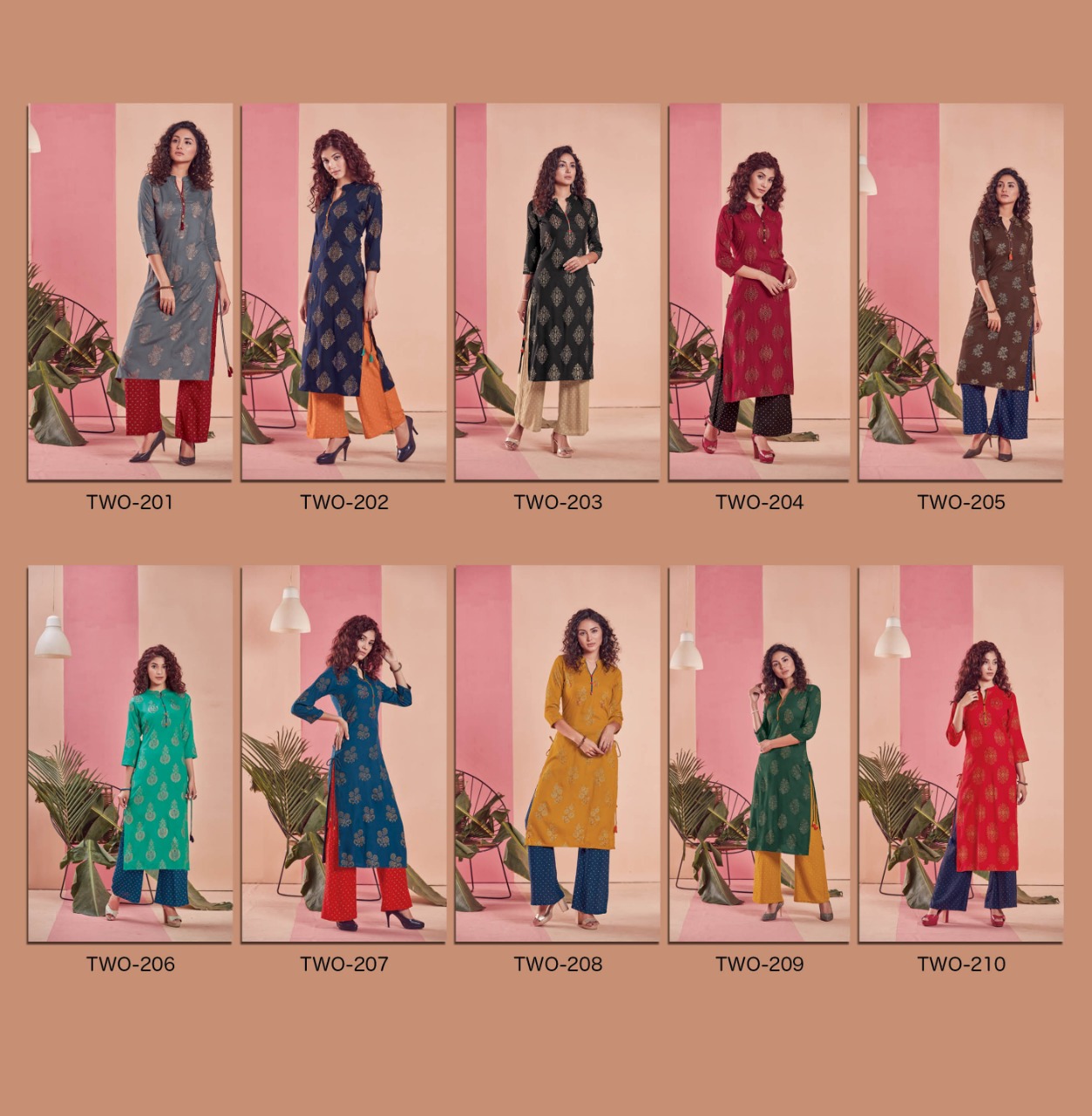 Rangmaya Designer Kurtis With Plazzo Collection