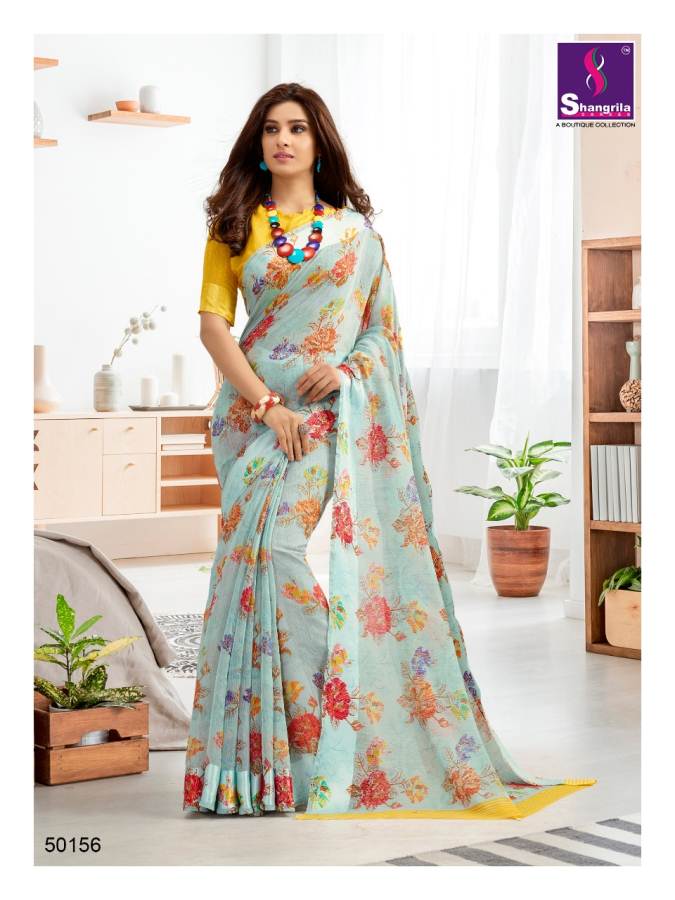 Suruchi Cotton Vol 2 By Shangrila Rich Collection Of Linen Sarees Catalogue