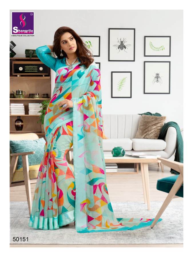 Suruchi Cotton Vol 2 By Shangrila Rich Collection Of Linen Sarees Catalogue