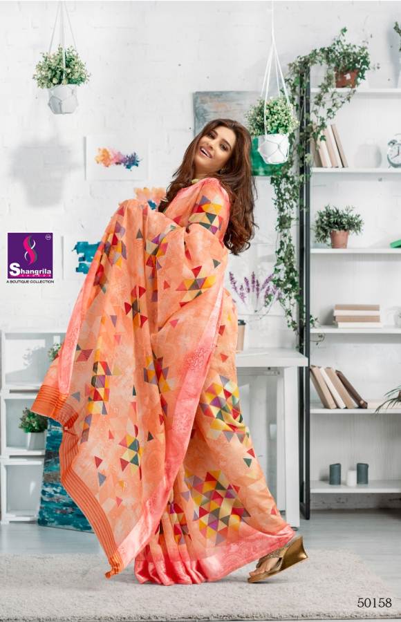 Suruchi Cotton Vol 2 By Shangrila Rich Collection Of Linen Sarees Catalogue