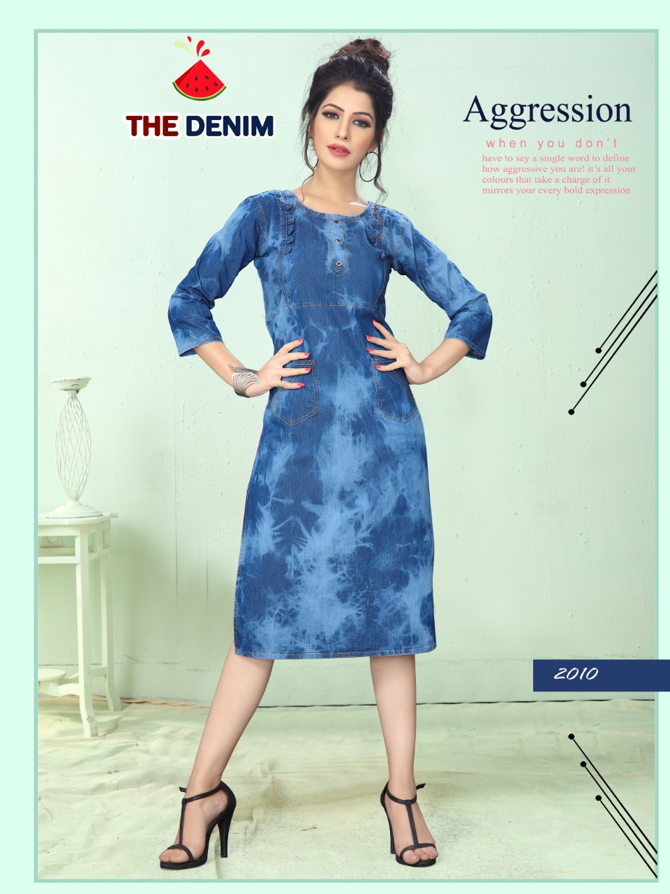 Watermelon Present The Denim Kurtis Collection
