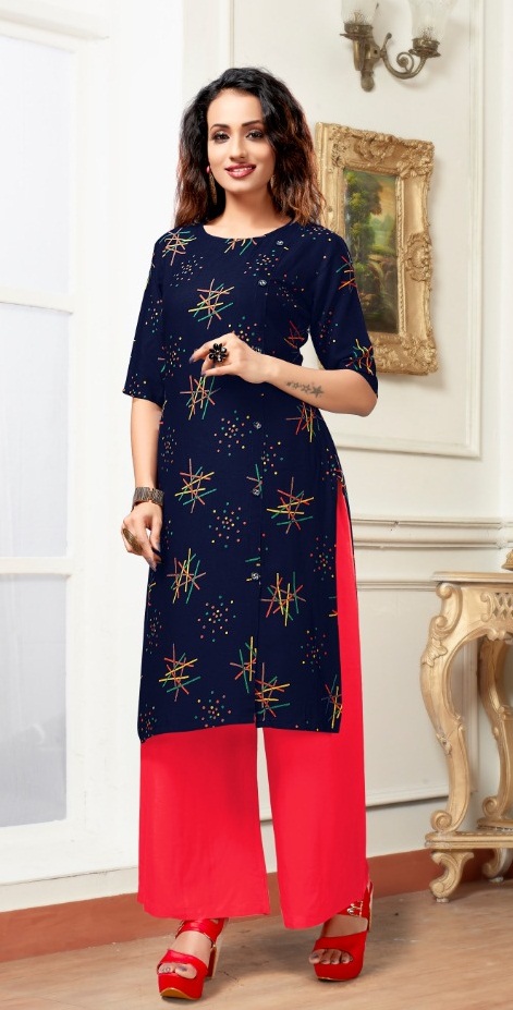 Sitka By Hokey Pokey Vol 5 Running Wear Kurtis With Plazzo Collection.