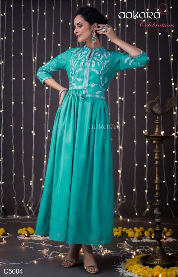 Embroidered Party Wear Kurtis: Adding Elegance to Every Celebration wi