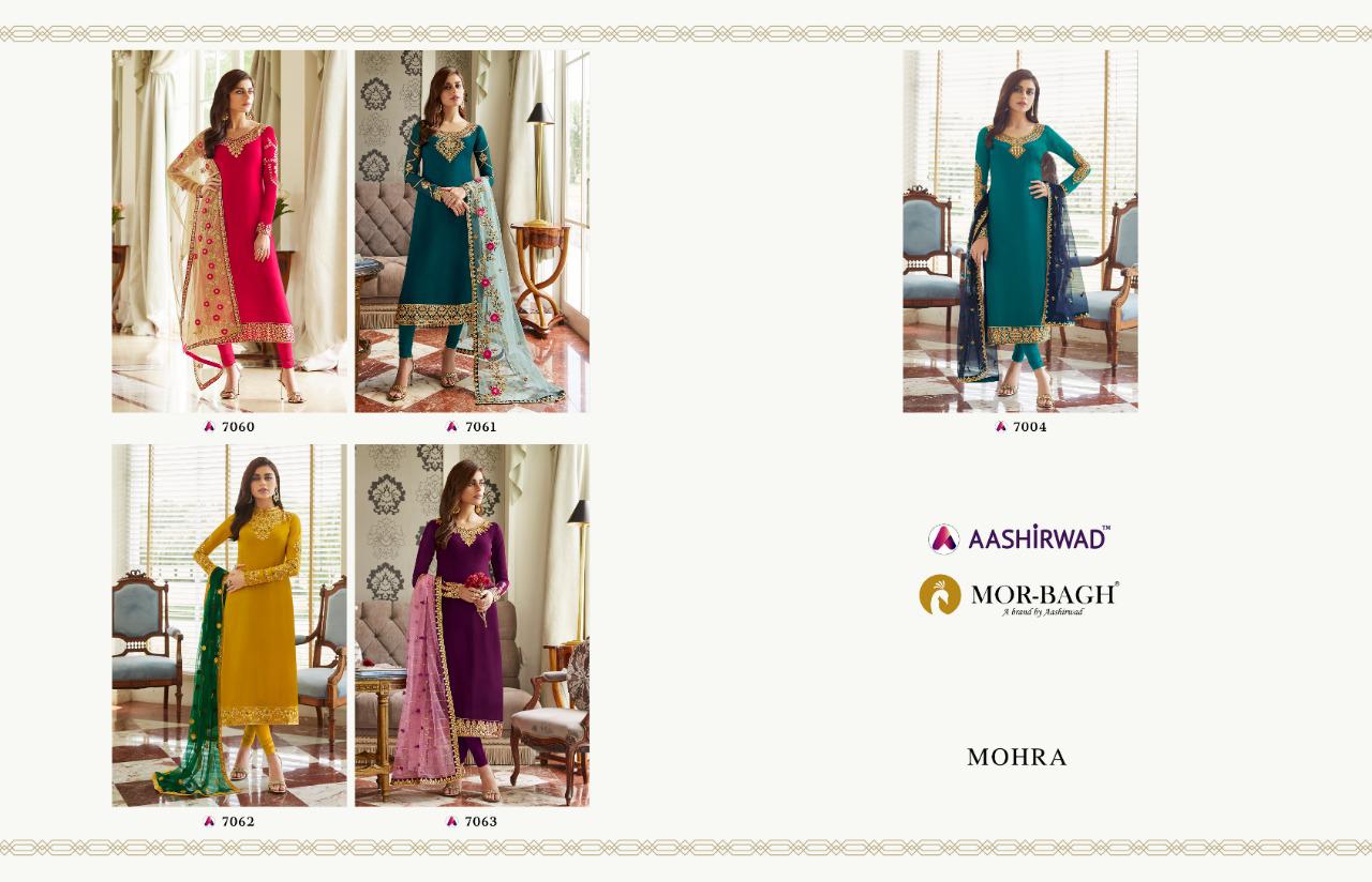 Aashirwad By Mohra Festival Wear Designer Salwar Suits Collection.