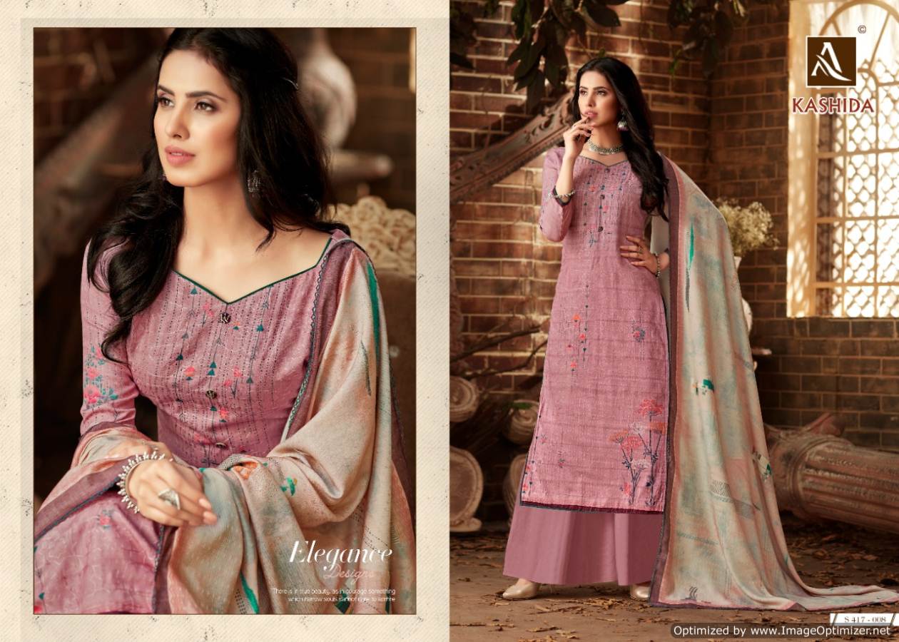 Alok Present Kashida Casual Wear Dress Material Collection