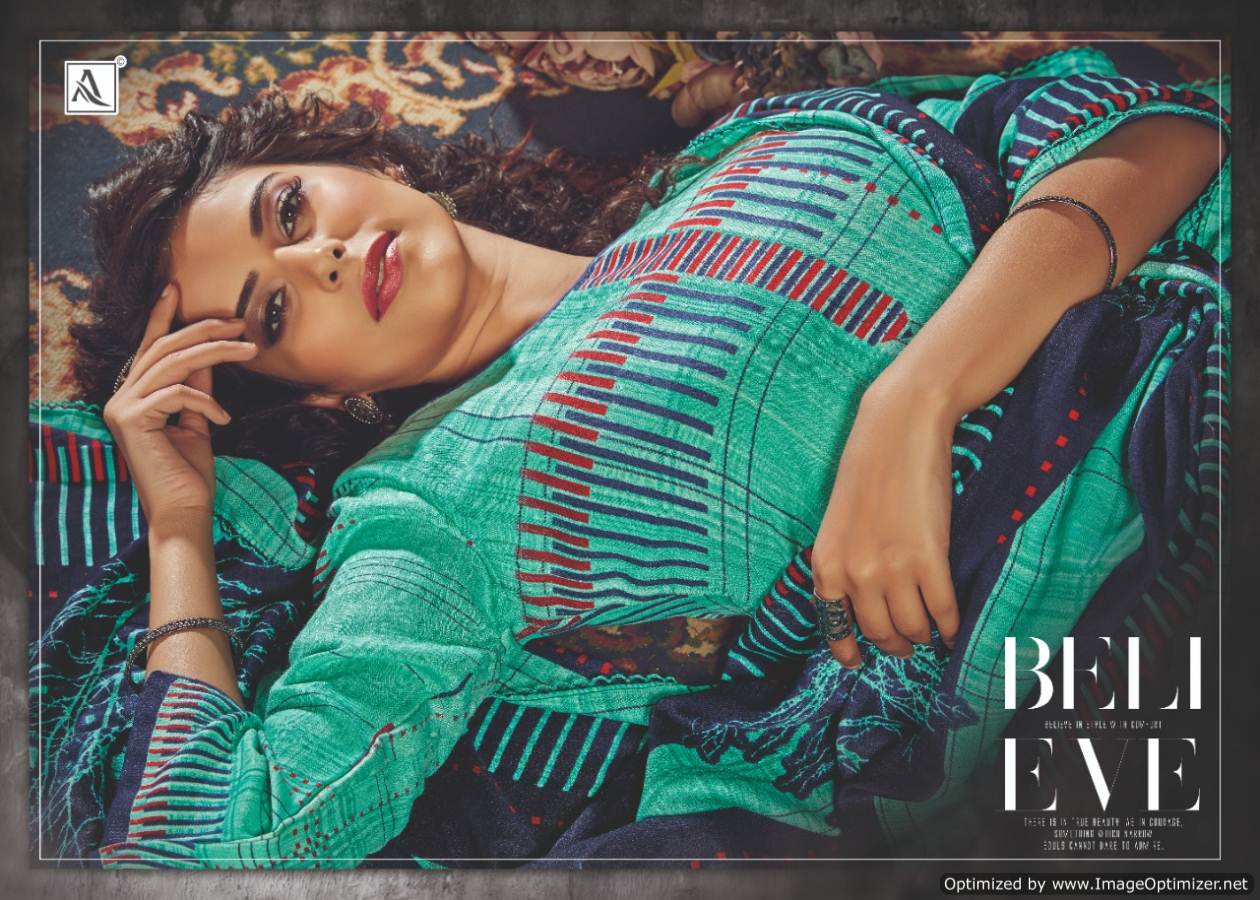 Alok By Noorie Pure Wool Pashmina Designer Dress Material Collection.