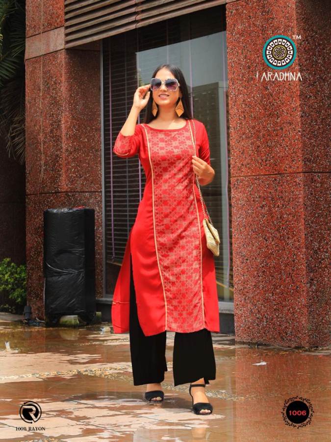Aradhna Present Rose Rivera Vol 3 Casual Wear Kurtis Collection.