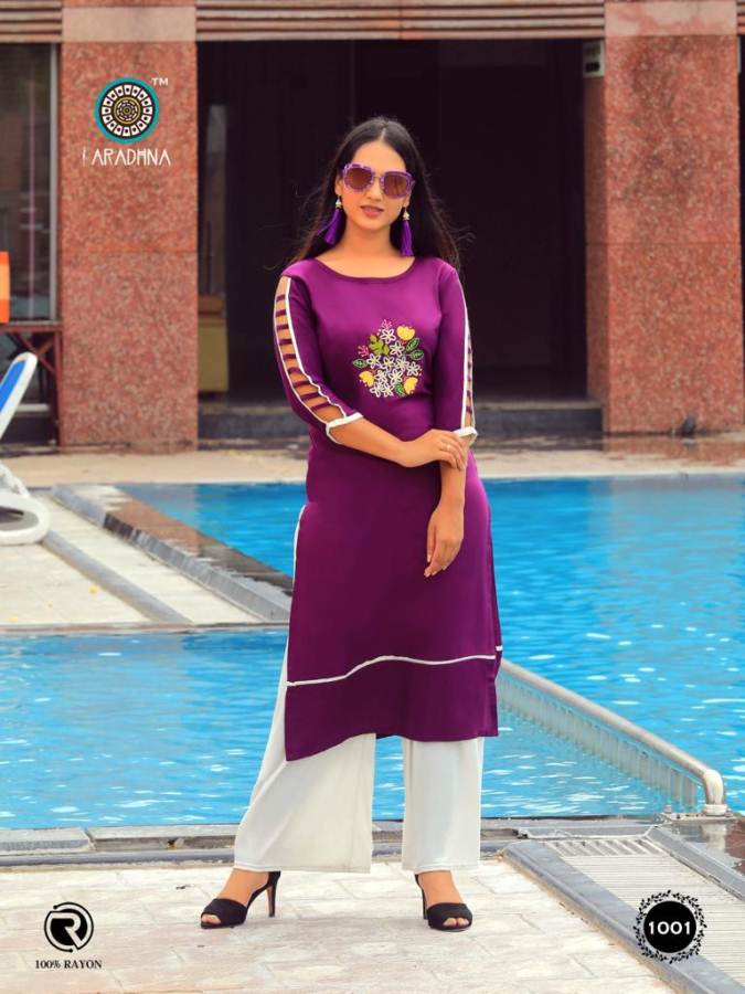 Aradhna Present Rose Rivera Vol 3 Casual Wear Kurtis Collection.