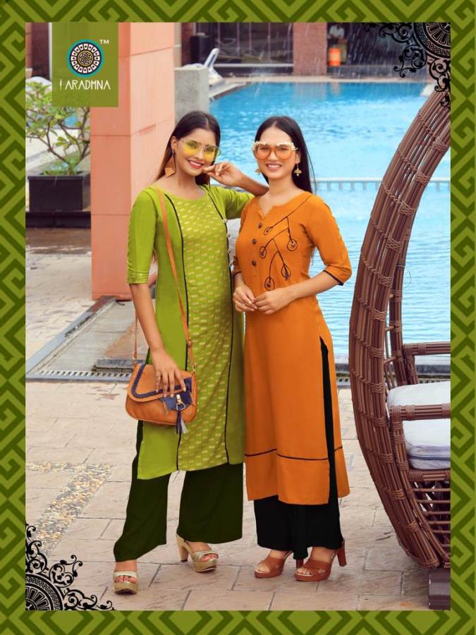 Aradhna Present Rose Rivera Vol 3 Casual Wear Kurtis Collection.
