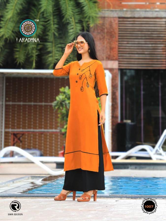 Aradhna Present Rose Rivera Vol 3 Casual Wear Kurtis Collection.