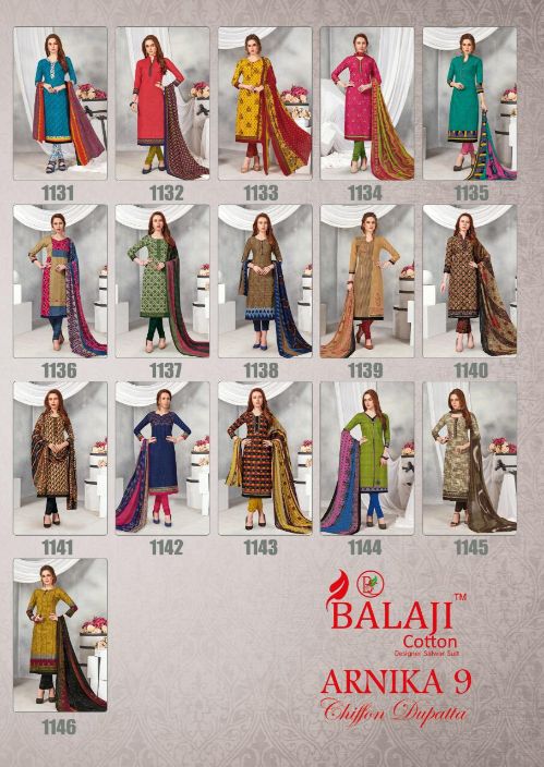 Balaji Present Arnika Vol 9 Casual Wear Dress Collection