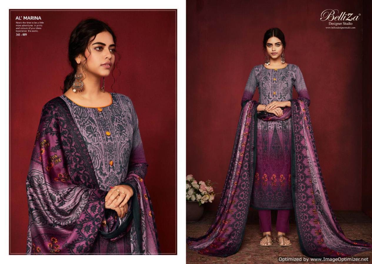 Belliza By Al Marina Digital Printed Dress Material Collection.