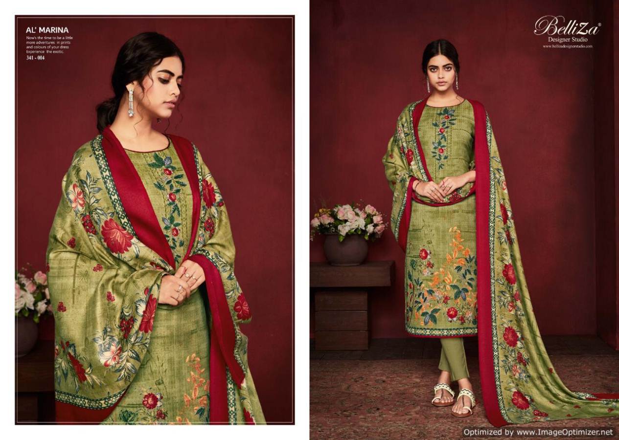 Belliza By Al Marina Digital Printed Dress Material Collection.