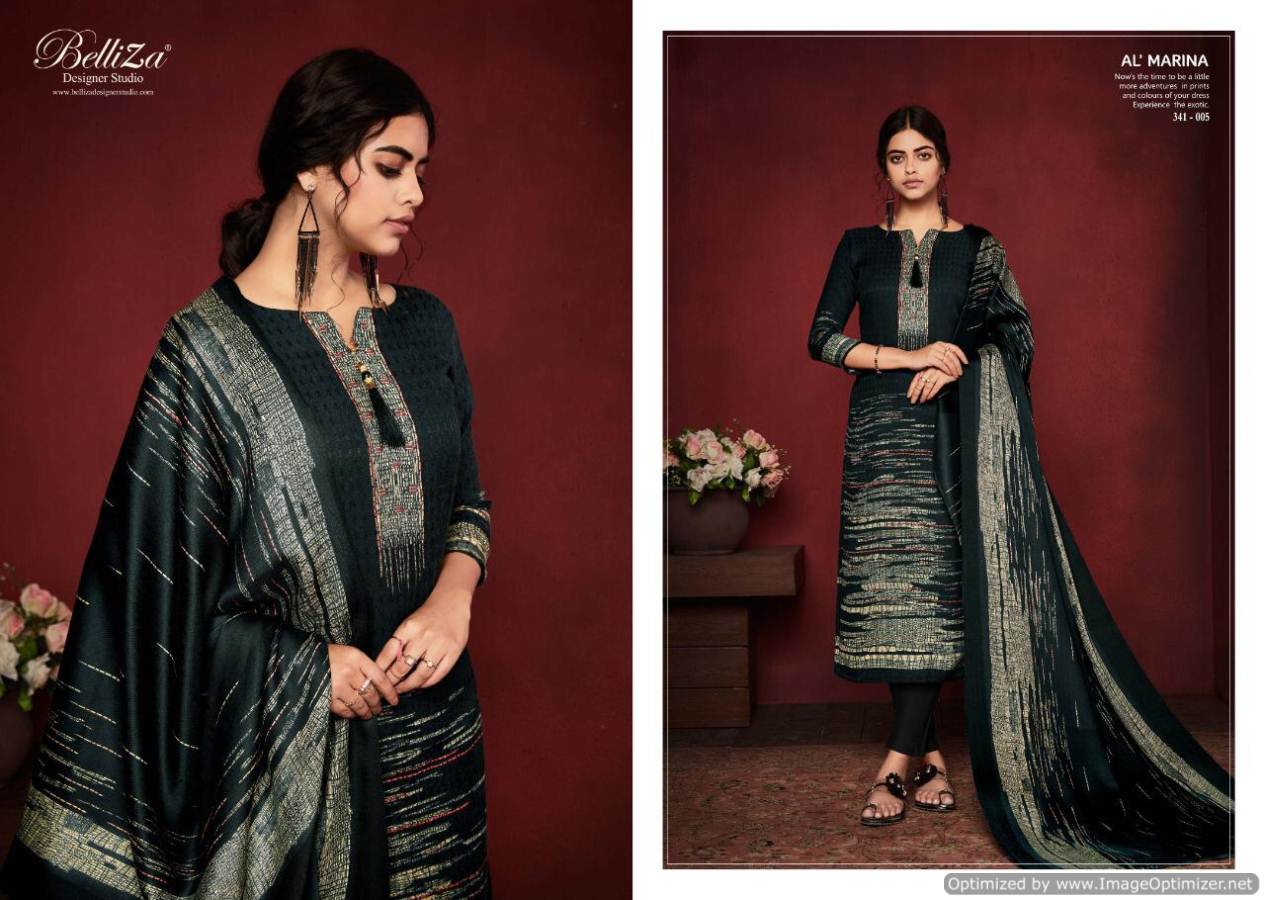 Belliza By Al Marina Digital Printed Dress Material Collection.