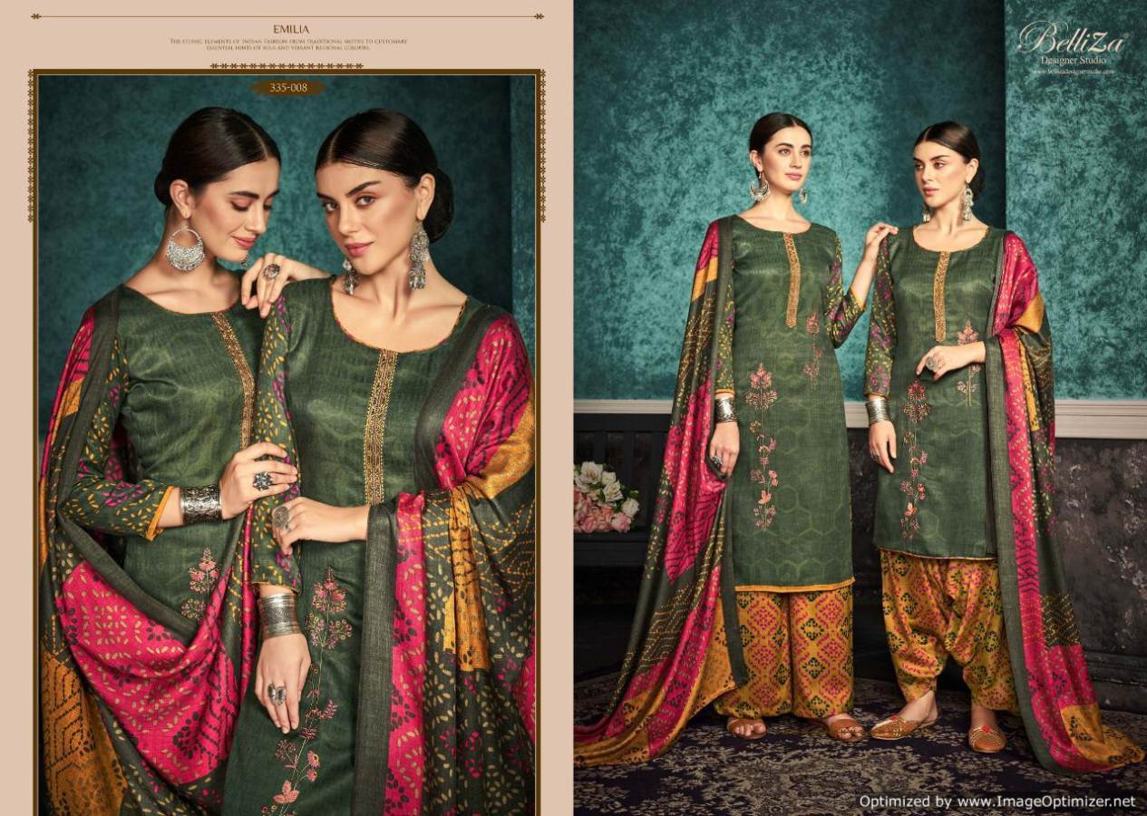 Belliza By Emilia Casual Wear Dress Material Collection