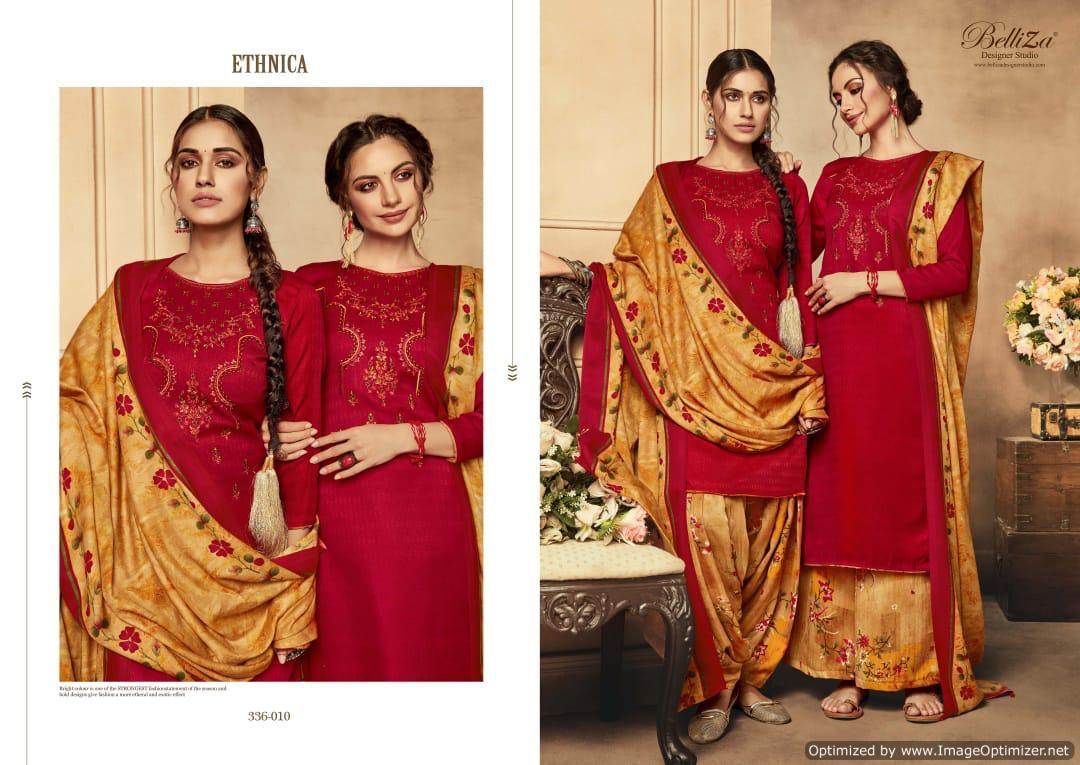 Belliza Present Ethnica Casual Wear Printed Dress Material Collection