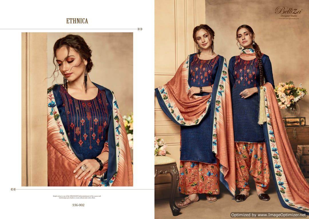 Belliza Present Ethnica Casual Wear Printed Dress Material Collection