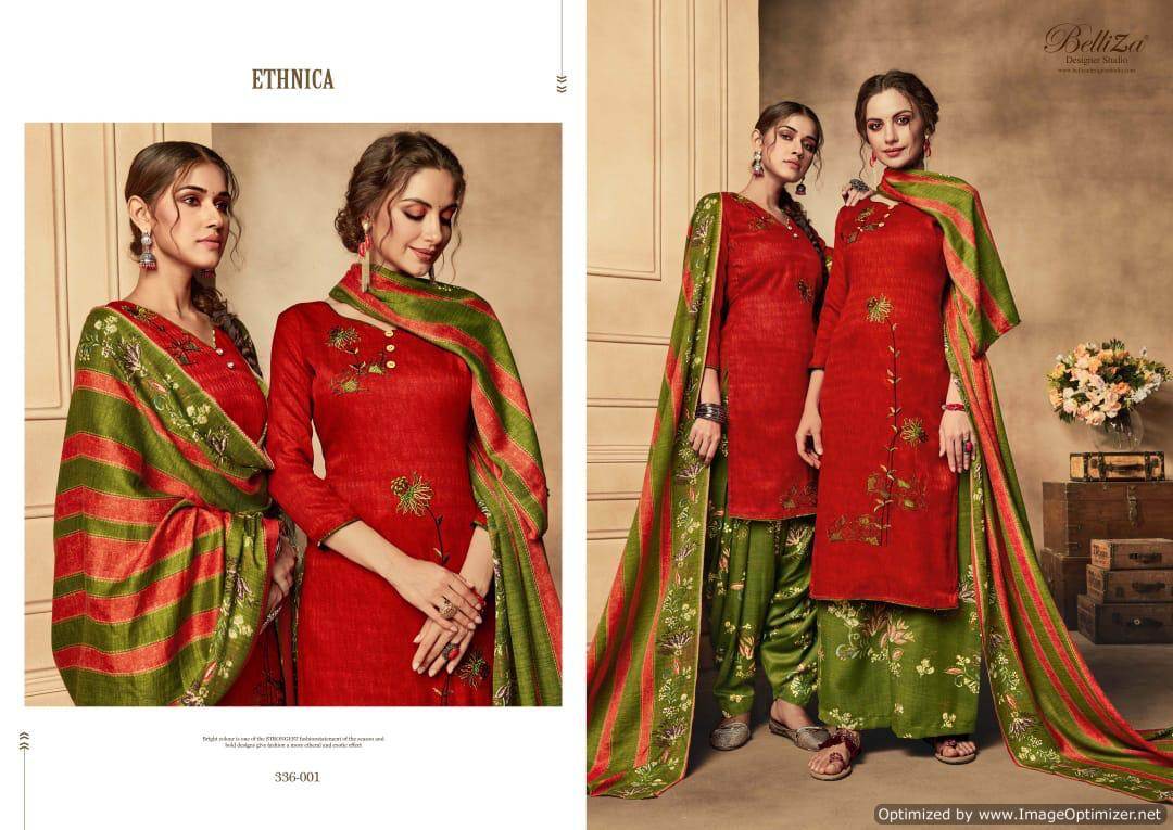Belliza Present Ethnica Casual Wear Printed Dress Material Collection