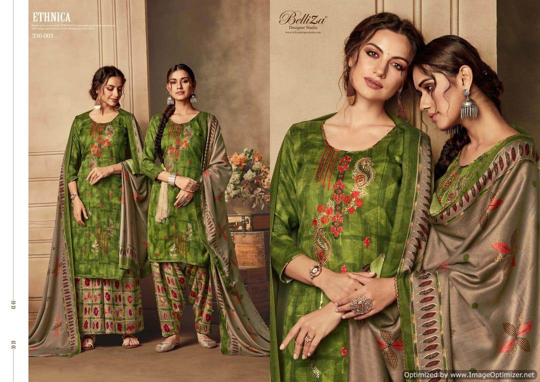 Belliza Present Ethnica Casual Wear Printed Dress Material Collection