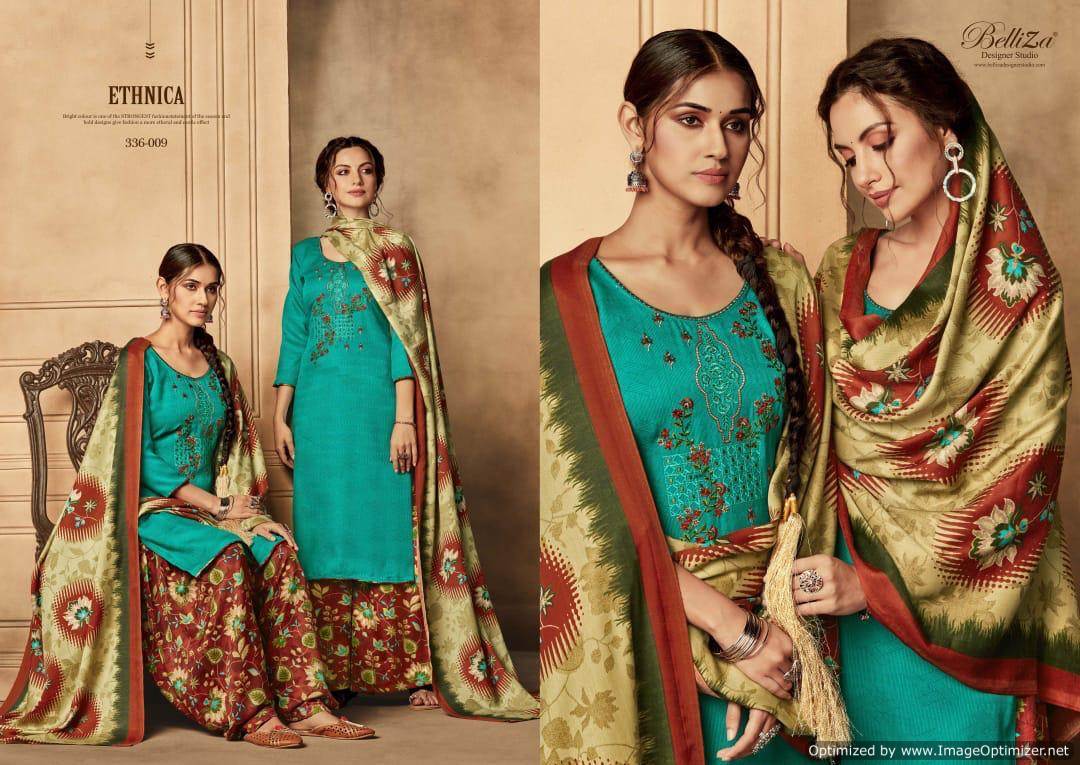 Belliza Present Ethnica Casual Wear Printed Dress Material Collection