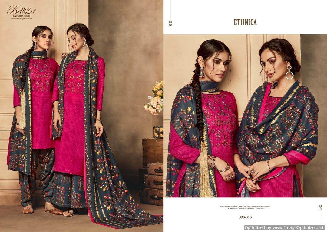 Belliza Present Ethnica Casual Wear Printed Dress Material Collection