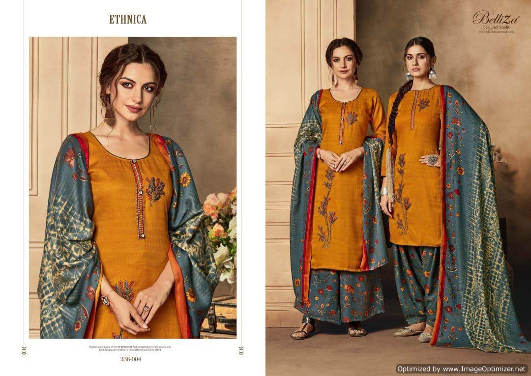 Belliza Present Ethnica Casual Wear Printed Dress Material Collection