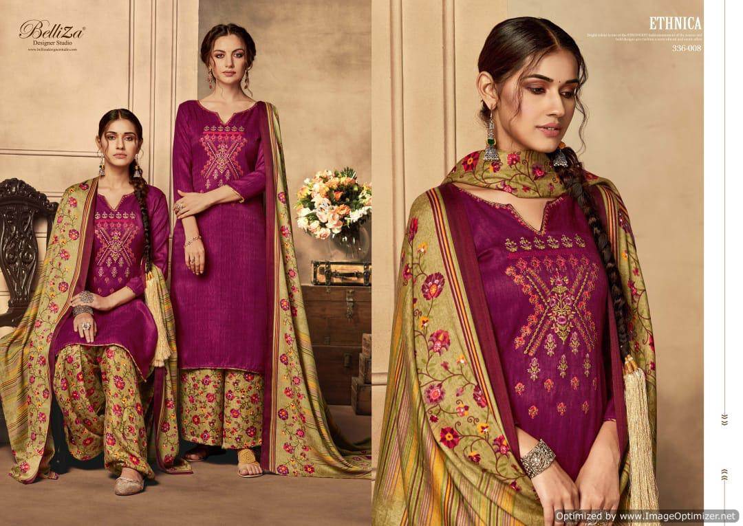 Belliza Present Ethnica Casual Wear Printed Dress Material Collection