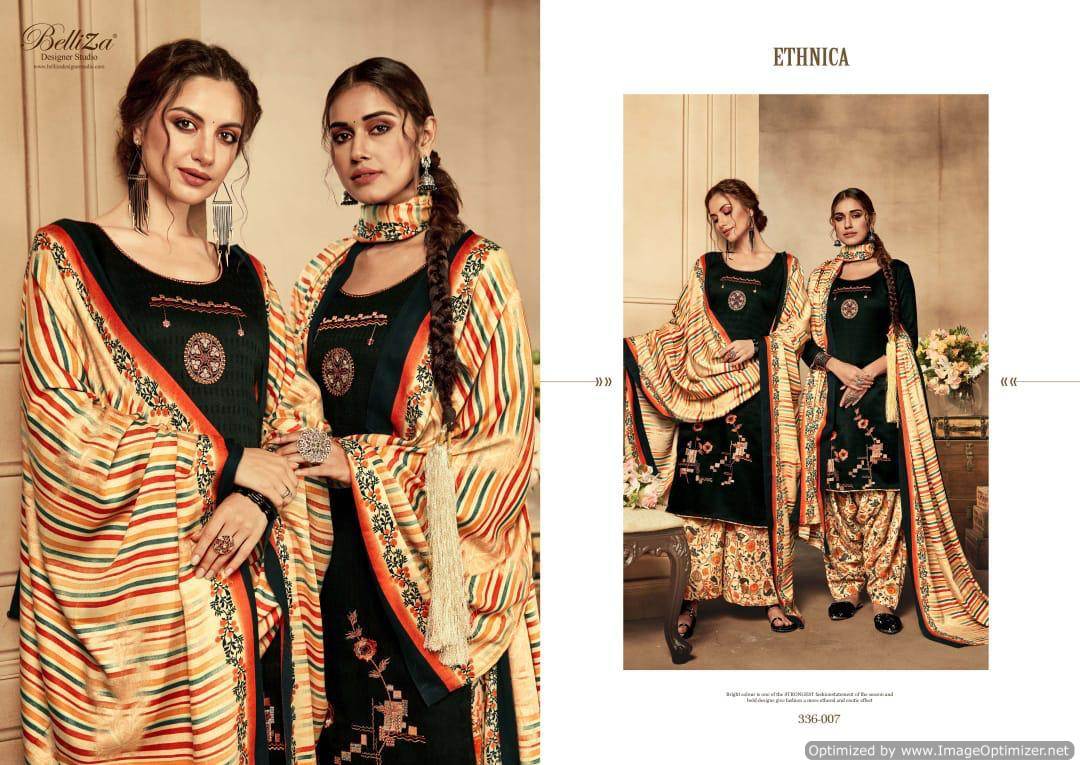 Belliza Present Ethnica Casual Wear Printed Dress Material Collection