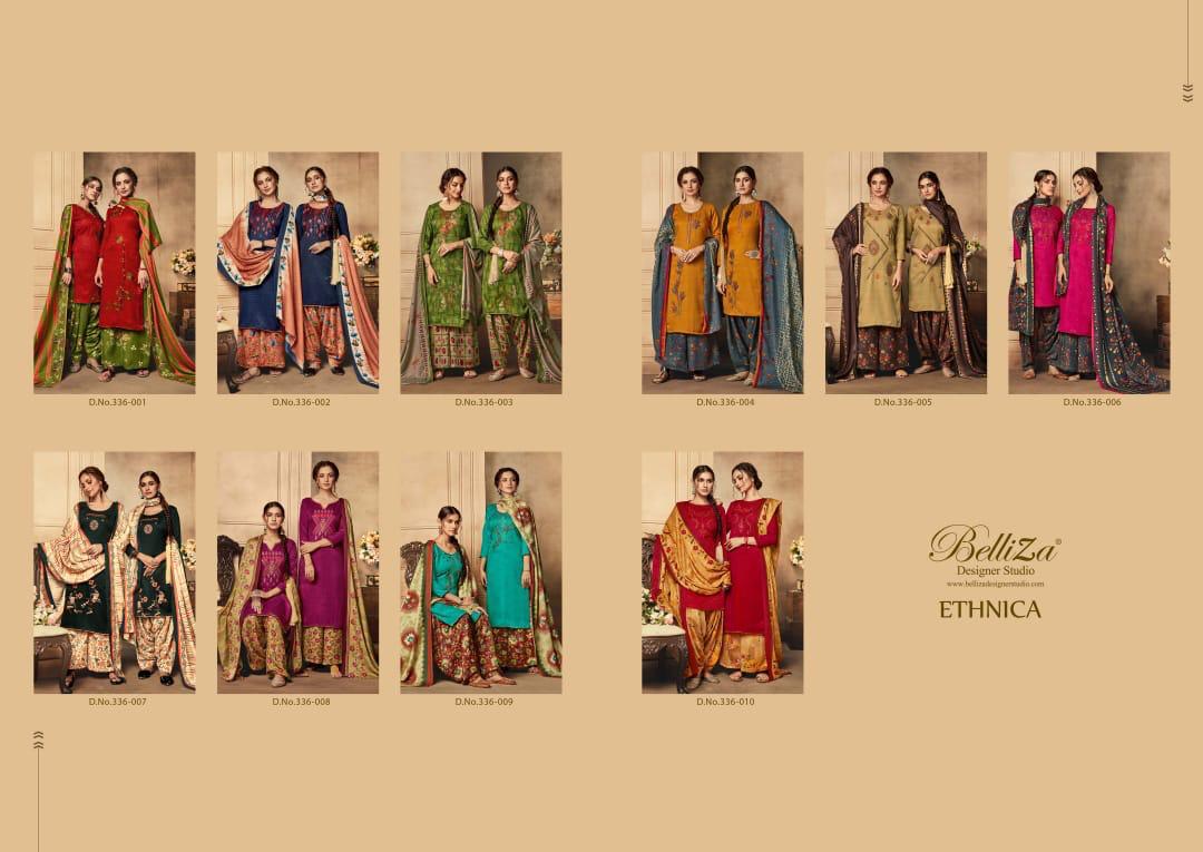 Belliza Present Ethnica Casual Wear Printed Dress Material Collection