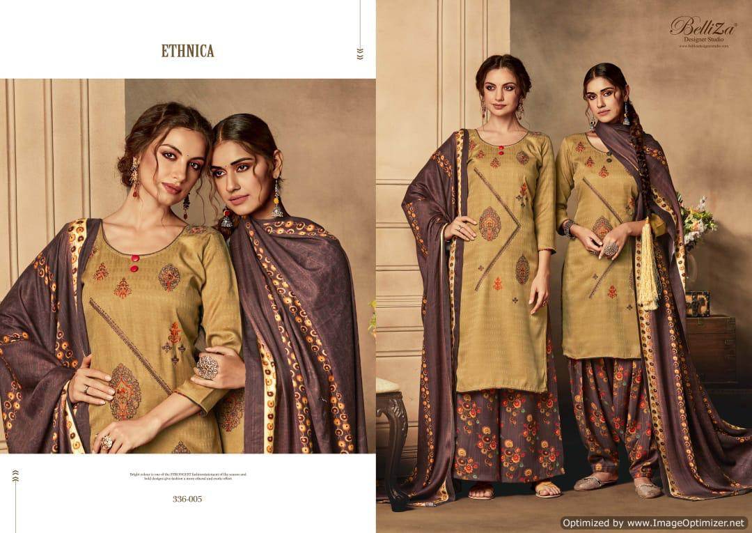 Belliza Present Ethnica Casual Wear Printed Dress Material Collection