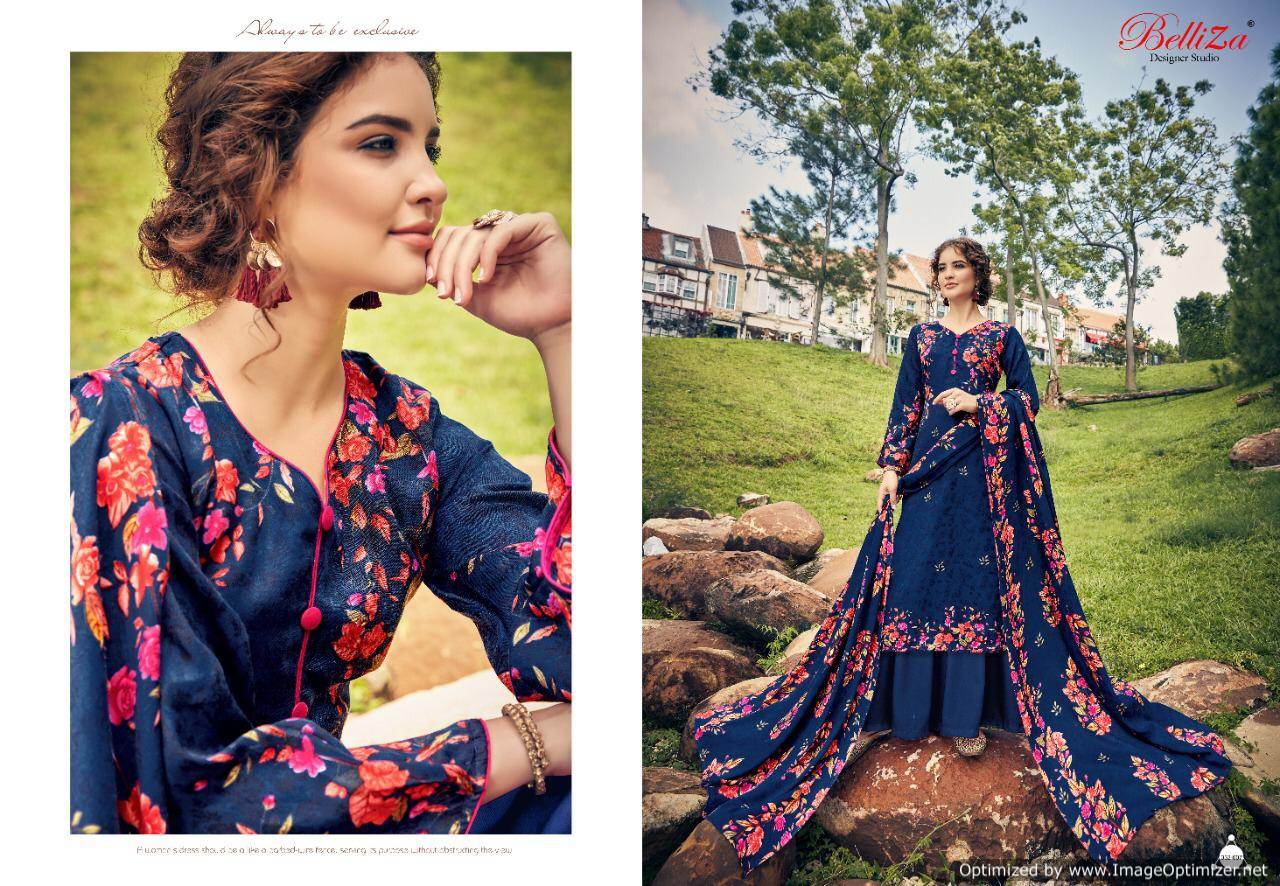 Belliza Present Ruhani Festival Wear Printed Dress Material Collection.