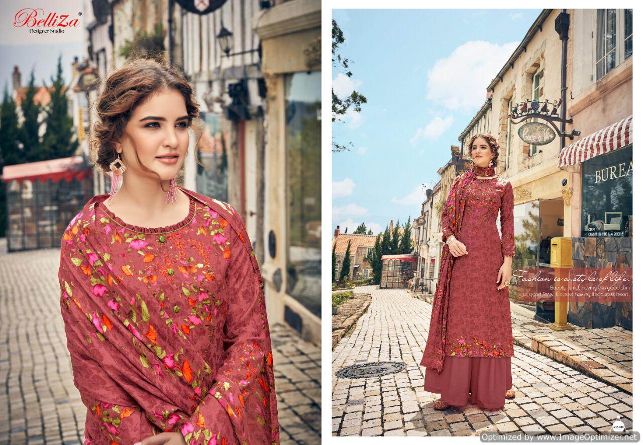 Belliza Present Ruhani Festival Wear Printed Dress Material Collection.