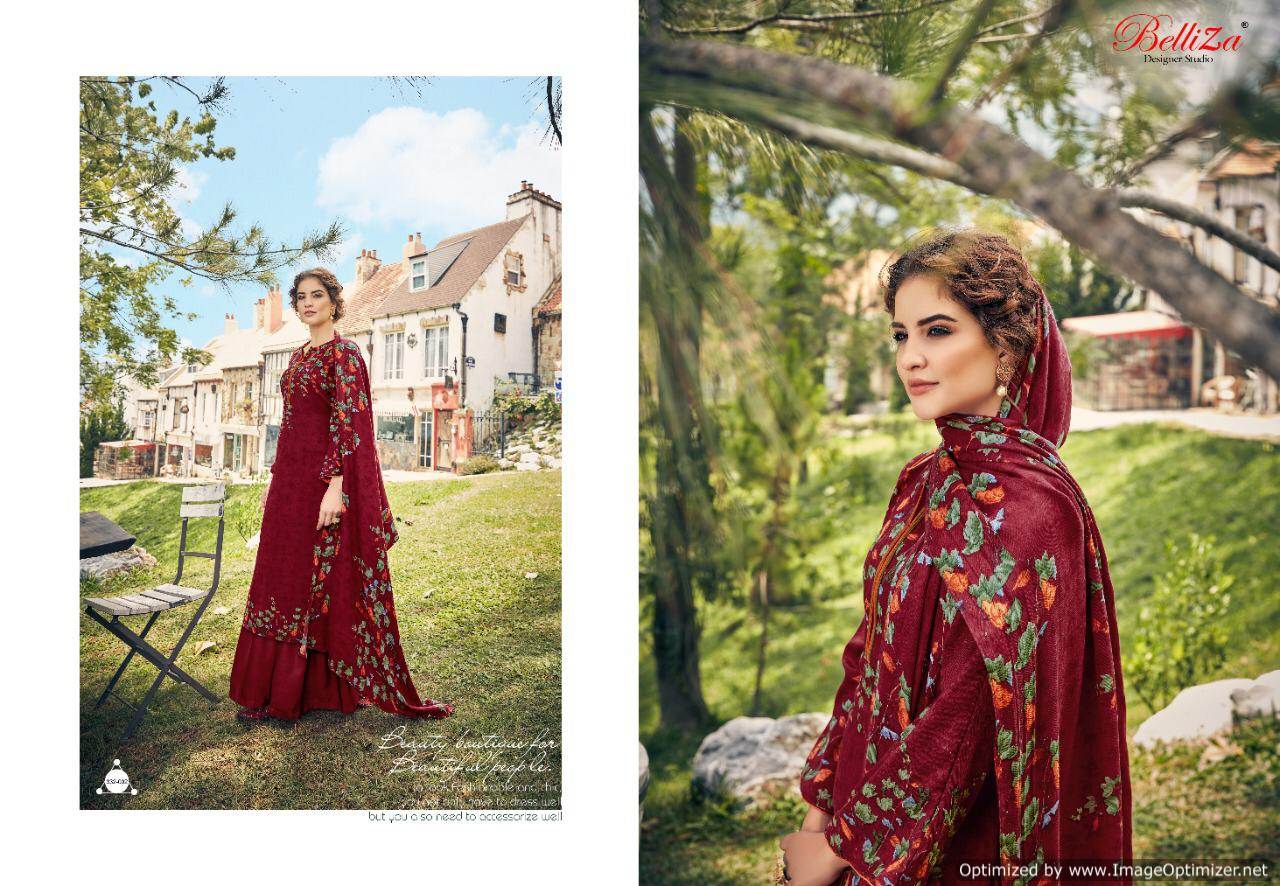 Belliza Present Ruhani Festival Wear Printed Dress Material Collection.