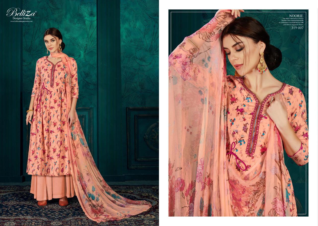 Belliza Present Noorie Casual Wear Dress Material Collection.