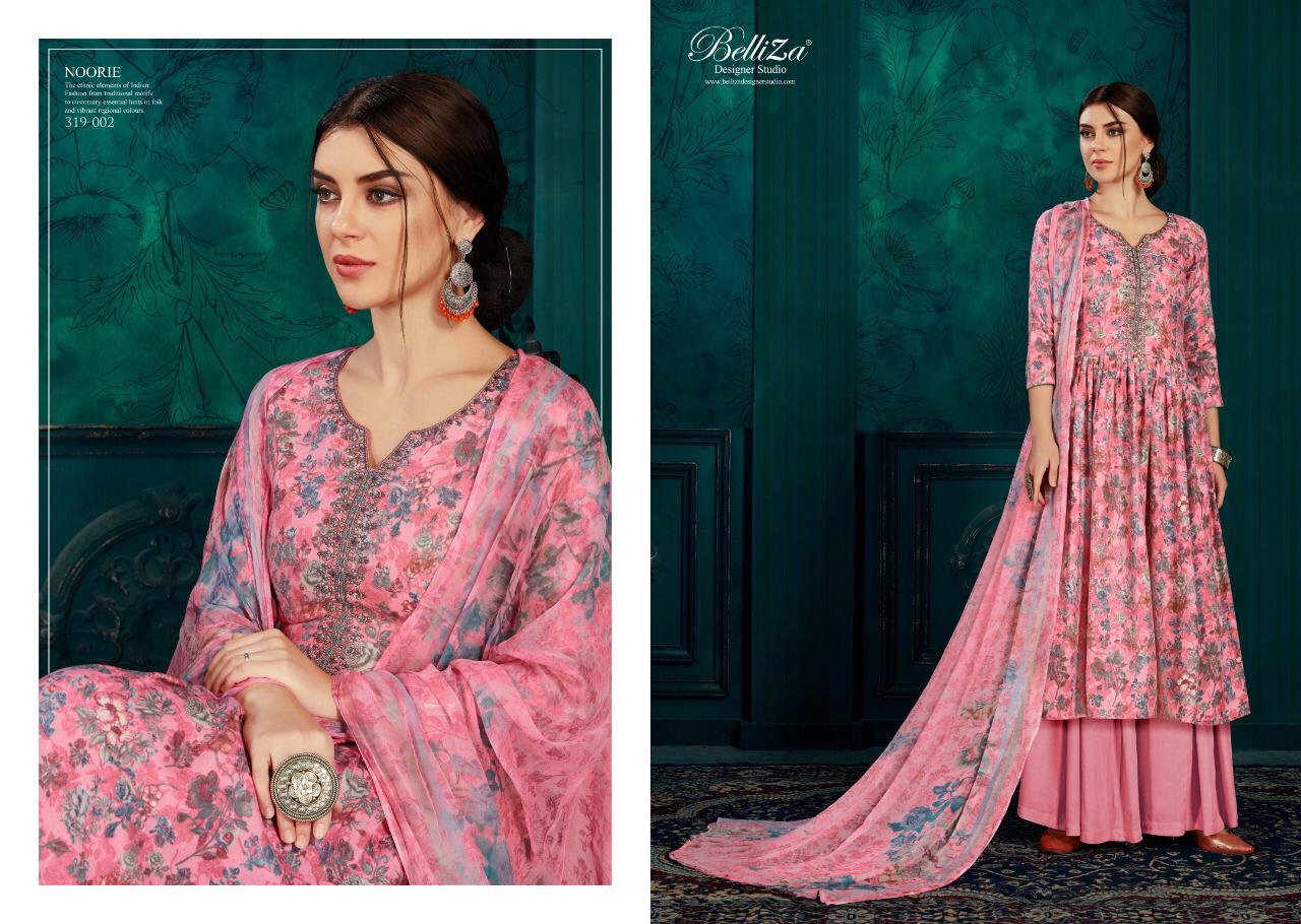 Belliza Present Noorie Casual Wear Dress Material Collection.