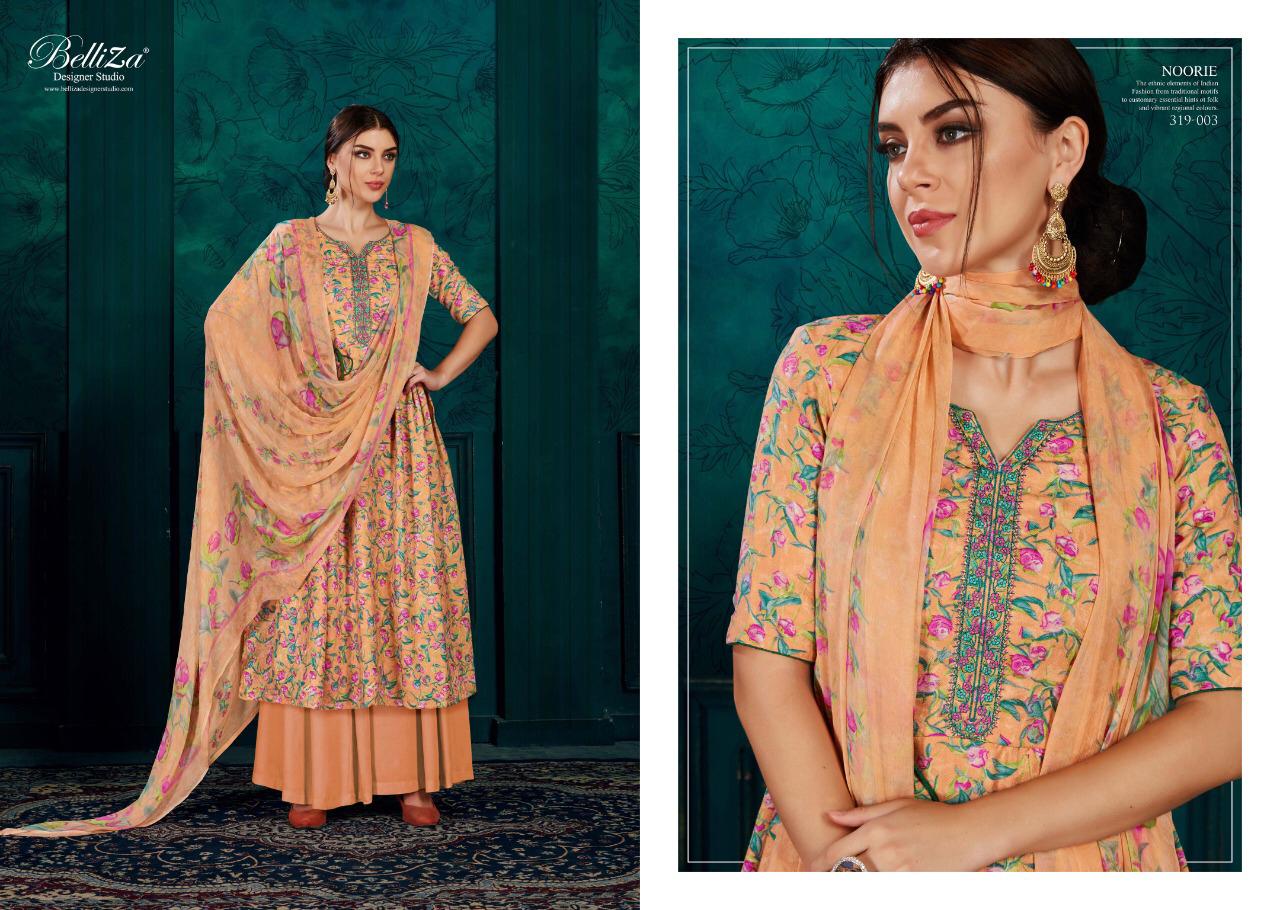 Belliza Present Noorie Casual Wear Dress Material Collection.