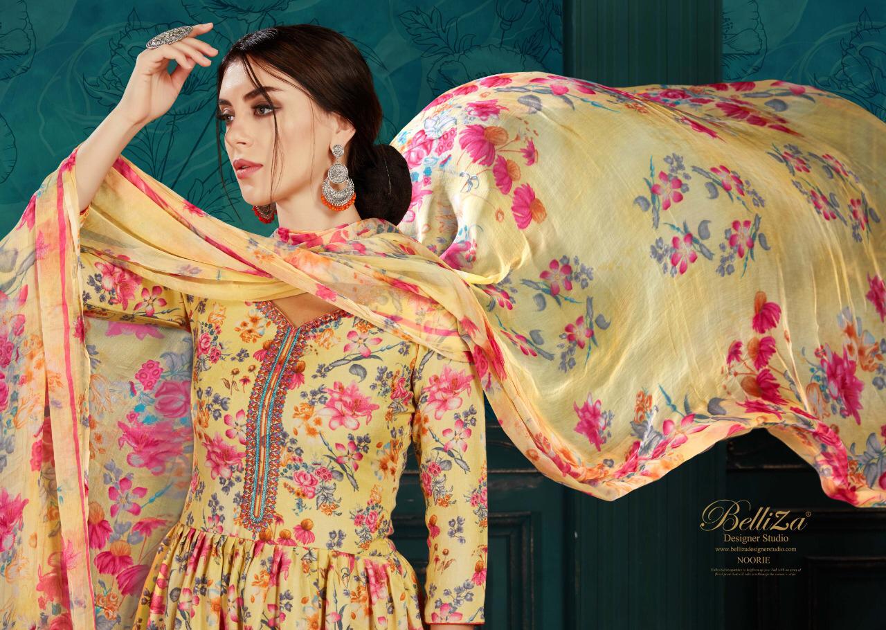 Belliza Present Noorie Casual Wear Dress Material Collection.